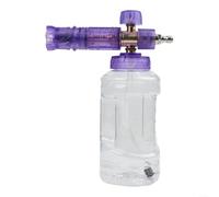Pulvérisateur en mousse pour nettoyeur haute pression avec récipient de 1 litre, haute pression 4000 psi, parfait pour nettoyer les voitures, camions, motos, toits et allées (C)