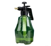 Pulvérisateur manuel à pression pour jardinage - Bouteille d'arrosage en PET avec buse réglable (brume fine et ruisseau), vue de niveau transparente, gris ou vert (vert noirâtre)