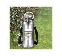Pulvérisateur manuel en acier inoxydable, 4-12l, pompe d'arrosage, nettoyage du sol de la maison et du jardin,Haute Dureté(6L 1.5Gal)
