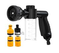 Pulvérisateur Mousse Tuyau Jardin - PP & ABS 15x23cm | Buse Mousse Avec Distributeur, 8 Modèles Haute Pression Avec Réservoir | Distributeur De Savon Pour Lavage Voiture