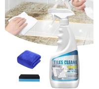 Pulvérisateur nettoyant pour joints de carrelage - Nettoyant ultime pour sols carrelés, carrelage en céramique, multicolo CARRELAGE