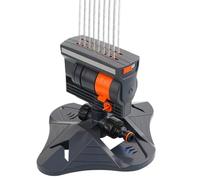 Pulvérisateur oscillant pour pelouse - 16 buses de pulvérisation grande portée Mini turbine adaptée à une utilisation lourde | Contrôle du débit d'eau réglable Pulvérisateur de jardin,Pour jardin