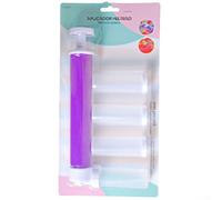 Pulvérisateur Pâtisserie Outil pour Décoration Créative de Gâteau et DIY Cupcake Designs avec Tube Pulvérisateur et Bouteilles (Violet)