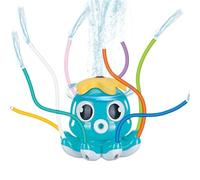 Pulvérisateur Pieuvre, Arroseur d'eau pour, Jouet D'extérieur, Design Pieuvre Amusant avec 8 Tubes Pivotants, Connexion Facile Au Tuyau Et Installation Rapide, 16 Cm, pour Garçons Et Filles De