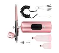 Pulvérisateur pneumatique professionnel multifonction 7,4 V en alliage de cuivre - Convient pour les soins de la peau - Pulvérisateur de beauté en alliage d'aluminium de cuivre