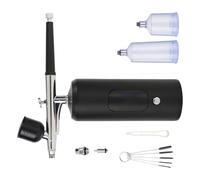 Pulvérisateur pneumatique professionnel multifonction 7,4 V en alliage de cuivre - Convient pour les soins de la peau - Aérographe créatif - Pulvérisateur artistique avec construction en alliage de