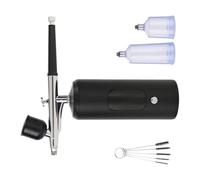Pulvérisateur pneumatique professionnel multifonction 7,4 V en alliage de cuivre - Convient pour les soins de la peau - Aérographe créatif à haute pression pour pulvérisateur artistique