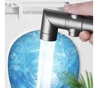 Pulvérisateur portable avec buse de rinçage multifonction pour un nettoyage efficace (gris)