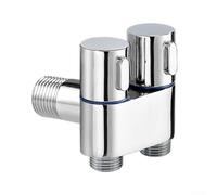Pulvérisateur pour bidet de salle de bain avec valve d'angle à double sortie et pommeau de douche à main pour le nettoyage, le lavage des animaux domestiques et les applications de pulvérisation de