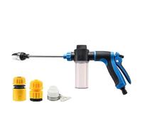 Pulvérisateur pour lavage de voiture | Embout de buse réglable | Télescope multiport haute pression pour tuyau d'arrosage, pour nettoyage de jantes, camping-car, bateau, terrasse, commerce