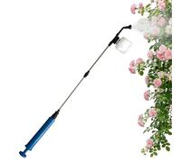 Pulvérisateur pour poudre de terre de diatomée, pulvérisateur de jardin | Applicateur Push-Pull pour terre de diatomées avec réservoir transparent pour serre verger ferme Agric