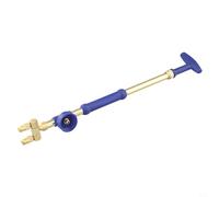 Pulvérisateur réglable en laiton avec tige de traction simple et double buse rétractable Buse rotative de précision compatible avec bouteilles de 1,25 L et colonne d'eau brumisée, pulvérisation