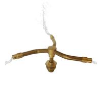 Pulvérisateur rotatif automatique 3/4 bras, bouquet d'eau de couverture de grande taille, équipement d'irrigation de pelouse et de jardin, tête de pulvérisation d'eau rotative à 360 g