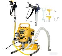 Pulvérisateur sans Air avec Tuyau Haute Pression,15 m²-2 Min,réglage de la Pression,pour peintures murales, Vernis & lasures à l'intérieur & à l'extérieur