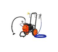 Pulvérisateur sans Air sur Roulettes Pistolet de Peinture à Membrane 1100W