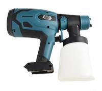 Pulvérisateur sans fil pour batterie MK 18 V, récipient de 800 ml, débit 800 ml/min, bouton de commande réglable, fonction soufflage de poussière, bleu