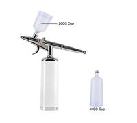 Pulvérisateurs de Peinture, Brosse à air sans fil Compresseur de bronzage sans fil de bronzage Spray maquillage maquillage grand capacité Coupe d'encre Coupe d'arme à feu machine à aérographe for femm