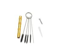 Pulvérisateurs de Peinture, Kits d'aérographe Double action avec Compressor Makeup Foundation Wireless Label privé Personnel multifonctionnel(Clean kit)