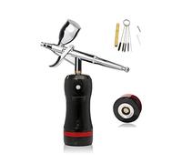 Pulvérisateurs de Peinture, Mini aérographe professionnel avec balance de compresseur Modèles pompe à air pompe de bronzage sans soleil piston piston piston tatouage tatouage outil pneumatique(Part C