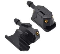 Pulvérisateurs Pare-Brise Monté Sur Bras 8 Mm 9 Mm Réglable En 4 Directions 2 Pièces Accessoires Universels Pour Pièces Voiture Lave-glace, Essuie-glace Buses Pulvérisation D'eau