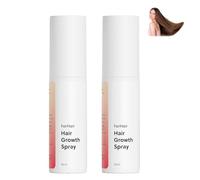 Pulvérisation d'huile de croissance des cheveux, pulvérisation plus forte et épaississant des cheveux avec régénération en humidité profonde, formule naturelle sans hormones (2PCS)