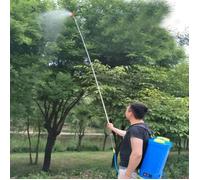 Pulvériser Lance Outil De Jardin 2.6 m En Acier Inoxydable Réglable Extension Universelle Tuyau Pulvérisateur Outil pour Jardin A