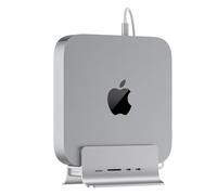 PULWTOP Hub USB C pour Mac Mini, Adaptateur hub USB 5 en 1 prenant en Charge l'extension SSD M.2 NVMe, Station d'accueil avec 2 USB C 10 Gbit/s, Lecteur de Carte SD/TF, SSD M.2 (Non Inclus)