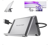 PULWTOP MacBook Station d'accueil Double Moniteur 4K@60Hz pour MacBook Pro/Air M3 Pro/M4, Station d'accueil USB-C avec 2 Ports HDMI, PD, Ethernet, USB A/C 10 Gbit/s, Audio, SD/TF, USB 2.0