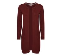 Cardigan long femme Pulz Jeans Sara Rouge M