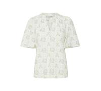 PULZ Jeans Chemisier 'Willa' jaune / gris / blanc, Taille S