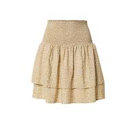 PULZ Jeans Jupe 'PZBENEDIKTE' sable / bleu / blanc, Taille 40