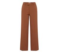 PULZ Jeans Pantalon à plis 'Bindy' noisette, Taille 34