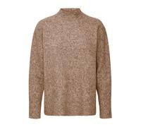 PULZ Jeans Pull-over 'Astra' marron chiné, Taille L