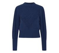 PULZ Jeans Pull-over bleu marine, Taille L