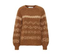 PULZ Jeans Pull-over 'Mimi' crème / umbra, Taille S