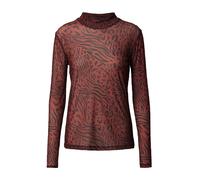 PULZ Jeans T-shirt 'DANA' rouille / noir, Taille S