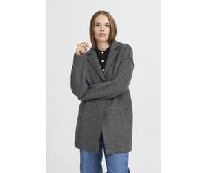 Pulz Manteau mi-saison 'PZLULA ' gris foncé, Taille L-XL