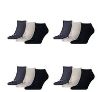 PUMA 12 pair Sneaker Invisible Socks Unisex Mens & Ladies, Farben:532 - navy/grey/nightshadow b, Socken & Strümpfe:39-42