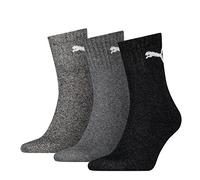 PUMA 12 pair Sport Socken Short Crew Tennis Socks Gr. 35-49 Unisex, Farben:207 anthracite/grey, Socken & Strümpfe:39-42