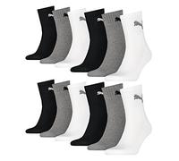 Puma Chaussettes de sport Lot de 3 Homme Gris/Blanc/Blanc Taille 35-38