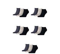 PUMA 15 pair Sneaker Invisible Socks Unisex Mens & Ladies, Farben:532 - navy/grey/nightshadow b, Socken & Strümpfe:39-42