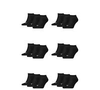 PUMA 18 pair Sneaker Invisible Socks Unisex Mens & Ladies, Farben:200 - black, Socken & Strümpfe:39-42