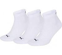 PUMA 18 pair Sneaker Quarter Socks Unisex Mens & Ladies, Farben:300 - white, Socken & Strümpfe:39-42