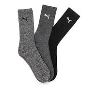 PUMA Calcetines Regular Crew Pack 3 Pares Antracita Talla 39/42-3