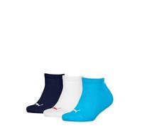 PUMA 194010001 Chaussettes de Basket, Bleu Combo, 27-30 (Lot de 3) Mixte Enfant