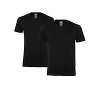 PUMA 2 ER Pack Crew T-Shirt Men Underwear, Farben:200 - Black, Größe Bekleidung:S
