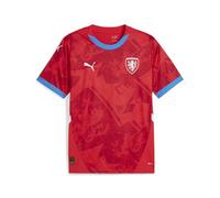 PUMA 2024-2025 Czech Republic Home Shirt, Rouge, Medium Adults