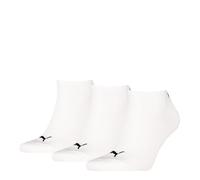 PUMA 261080001 Chaussettes de Baskets, Blanc, 35-38 (Lot de 3) Unisexe