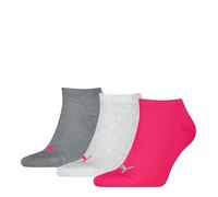 PUMA Baskets Unisexes Plain 3P, Mélange de Gris Moyens/Rose, 35-38