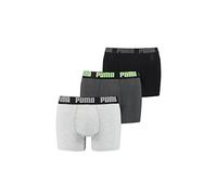 Puma 6 ER Pack Boxer Boxershorts Men Pant Underwear, Farben:Black/Green/Grey, Größe Bekleidung:L